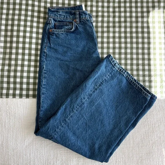 Reformation Cary Low Rise Slouchy Wide Leg Jeans